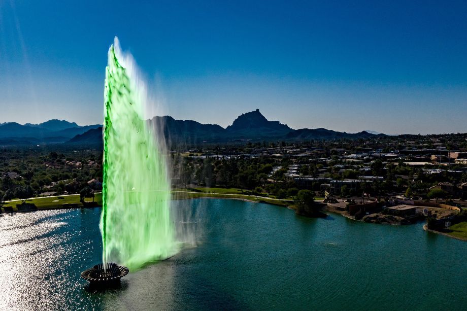 green fountain