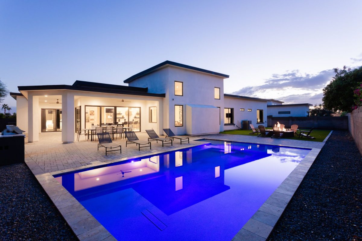 Luxury vacation rental twilight photography by GoodNight LUXE